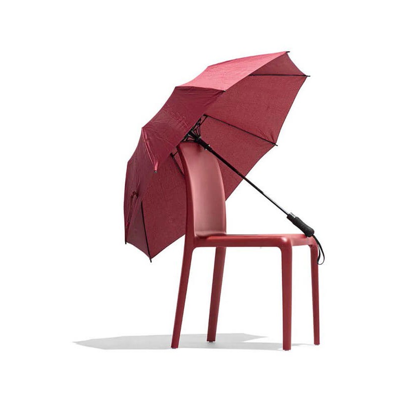 Sedia rosso impilabile rosso ossido opaco Sedia rosso impilabile rosso ossido opaco