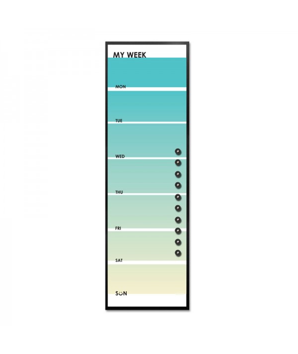 Lavagna magnetica Settimanale Weekly Planner