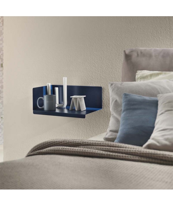 mensola in metallo sabrina blue navy di meme design