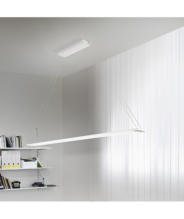 Lampada a sospensione Sway bianca
