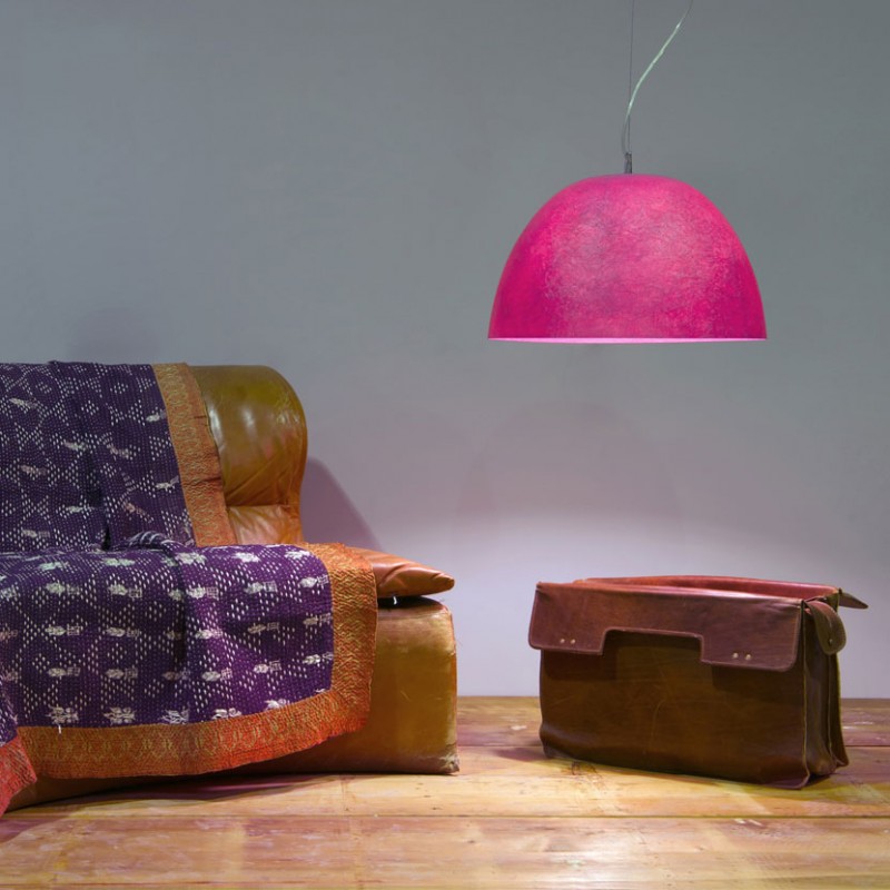 Lampada a sospensione H2O Nebulite magenta Lampada a sospensione H2O Nebulite magenta