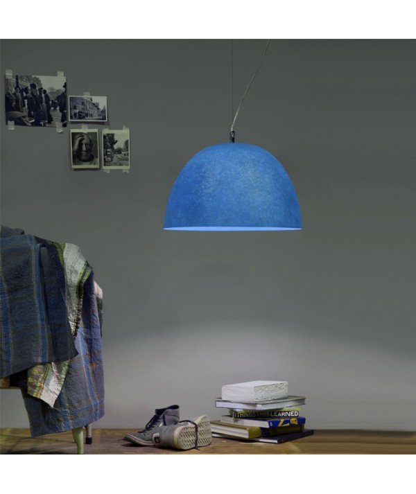 Lampada a sospensione H2O Nebulite turchese