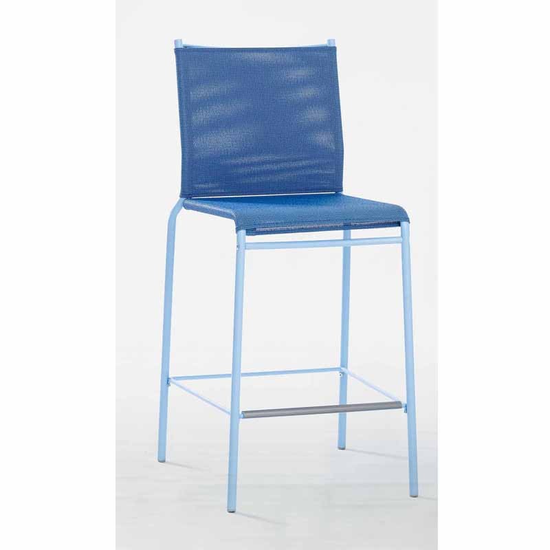 sgabello in metalllo blu e ceruleo liu' sgabello in metalllo blu e ceruleo liu'