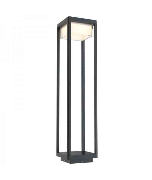 lampada da terra maytoni baker street alluminio nera alta