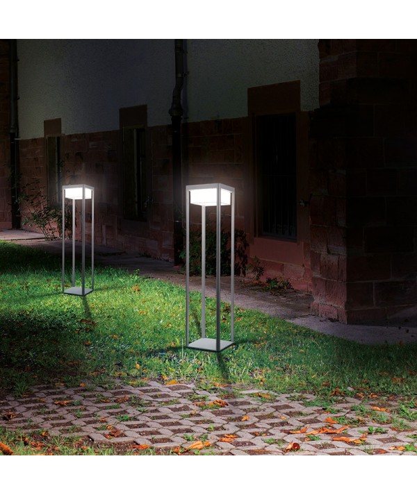 lampada da terra maytoni baker street alluminio nera