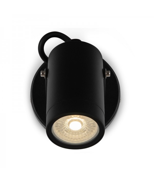 applique scope maytoni alluminio da parete nero