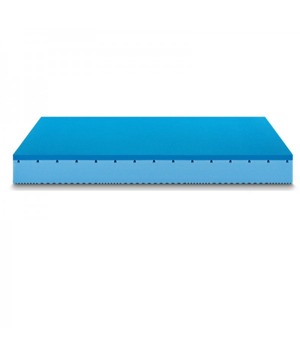 materasso in memory foam rivestito in tecno plus linknotte nodo reload