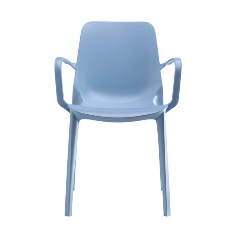 Sedia Ginevra Azzurra con braccioli Sedia Ginevra Azzurra con braccioli