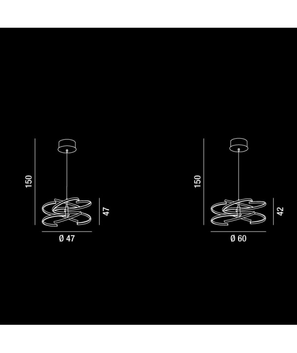 Lampada a sospensione Astro scheda tecnica