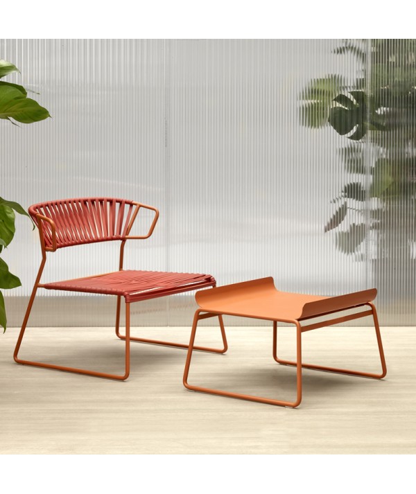 poltrona lounge lisa club scab design pvc colorata