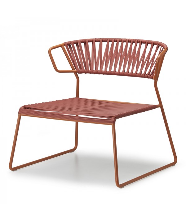 poltrona lounge lisa club scab design pvc colorata