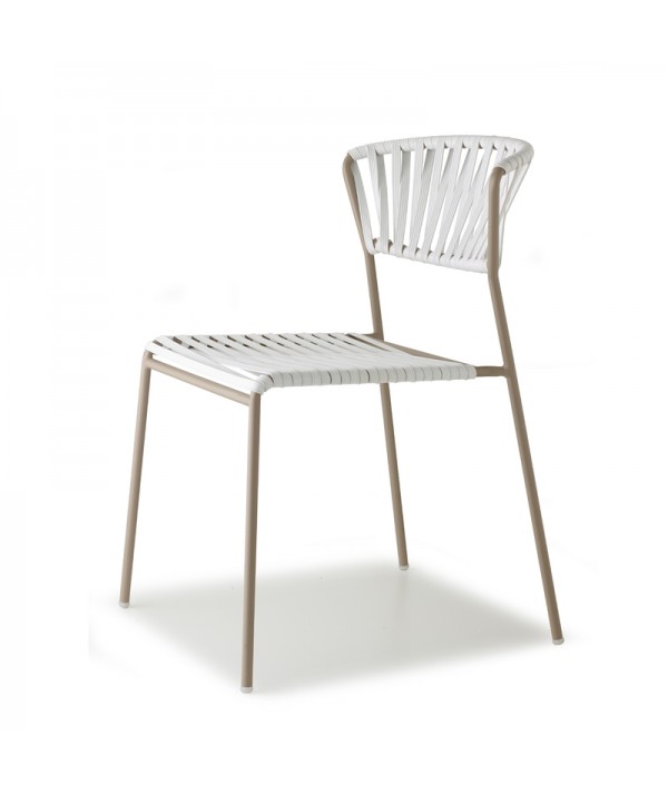 sedia lisa club per esterno multicolore scab design in pvc