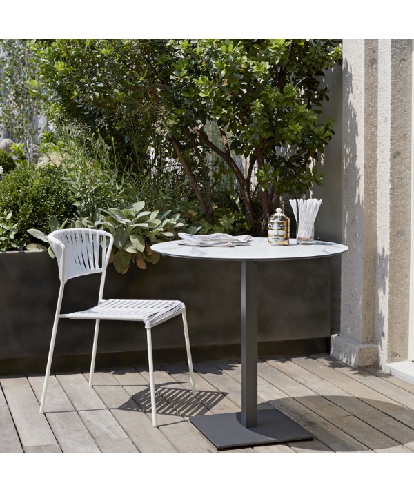 sedia lisa club per esterno multicolore scab design in pvc