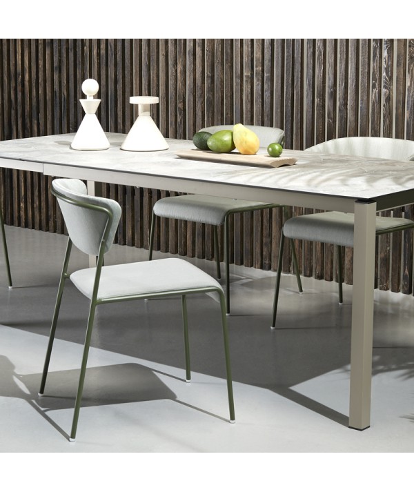Sedia Lisa Waterproof colorata scab design alluminio