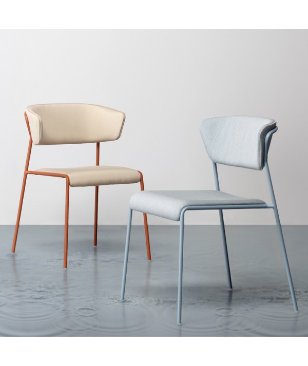 poltrona Lisa Waterproof colorata scab design alluminio imbottita