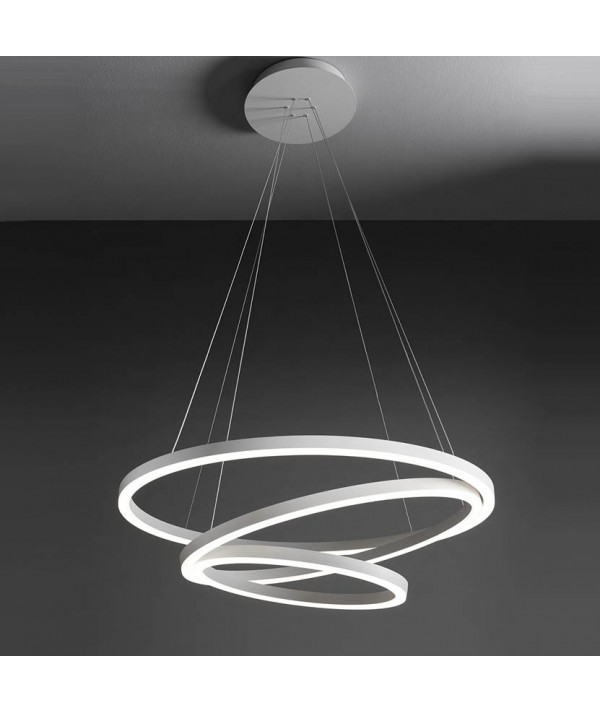 Lampada a sospensione Hurricane in alluminio 