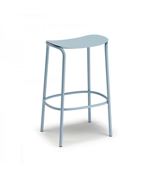 sgabello trick per esterno multicolore scab design in acciaio