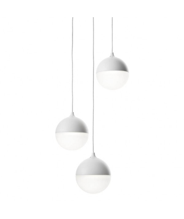 Lampada a sospensione Sky Fall 3 in alluminio