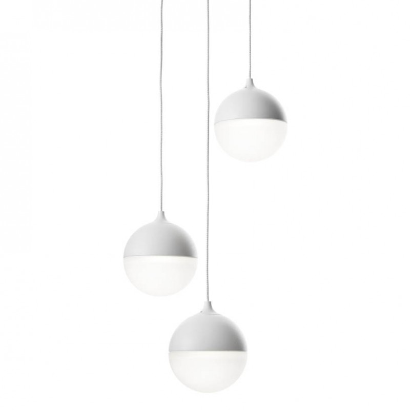 Lampada a sospensione Sky Fall 3 in alluminio Lampada a sospensione Sky Fall 3 in alluminio