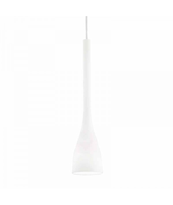 lampada a sospensione ideal lux in metallo colore bianco