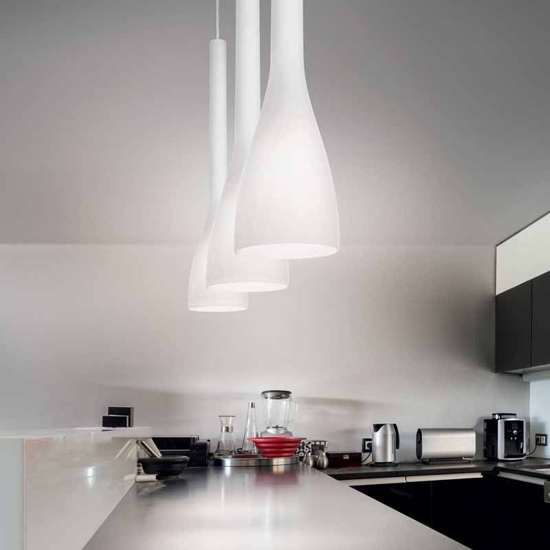 lampada a sospensione ideal lux in metallo colore bianco lampada a sospensione ideal lux in metallo colore bianco
