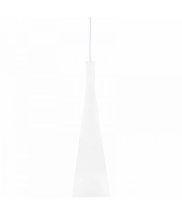 Lampada milk bianca ideal lux a sospensione singola