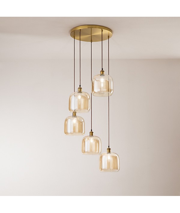 lampada a sospensione componibile Anima