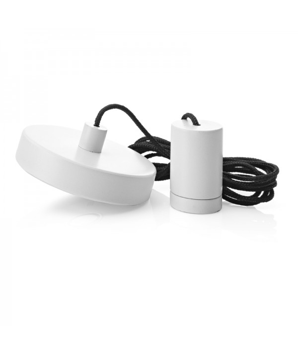 lampada a sospensione magnet pernenz bianca con cavo