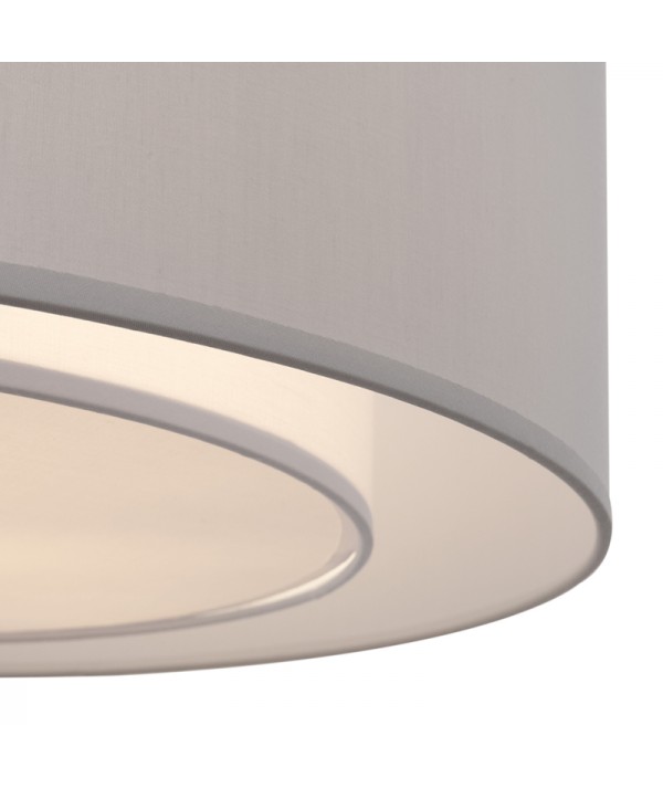 lampada a soffitto Bergamo maytoni minimal e in tessuto misto lino colore beige