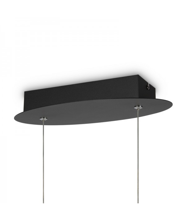 lampada  a sospensione Curve nera Maytoni