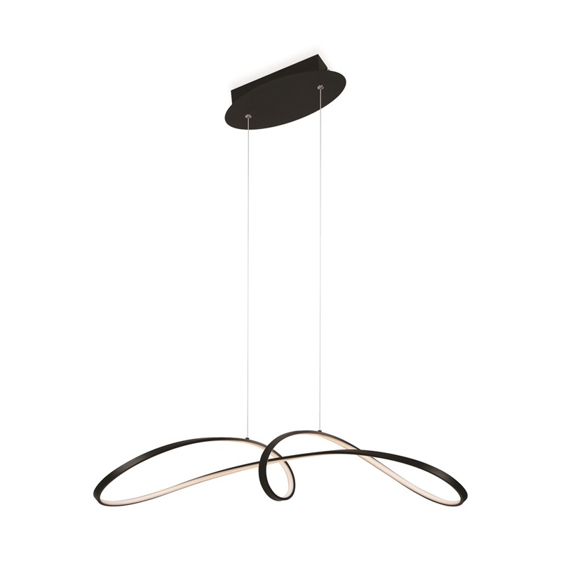 lampada a sospensione Curve nera Maytoni lampada a sospensione Curve nera Maytoni