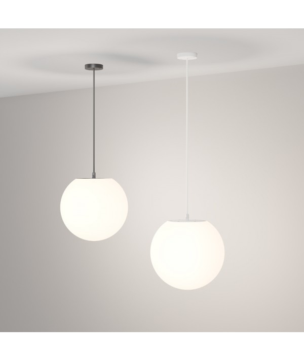 Lampada a sospensione per outdoor Erda bianca e nera maytoni