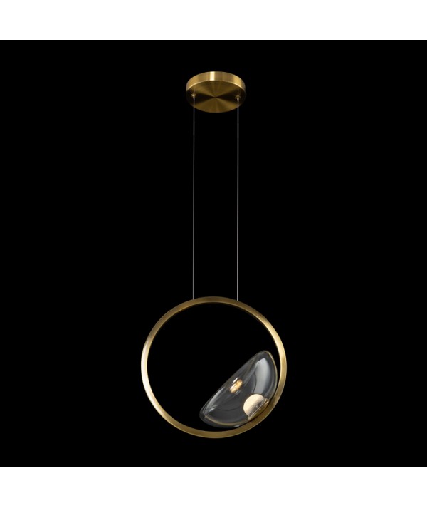 lampadario in ottone a sospensione Moon Maytoni