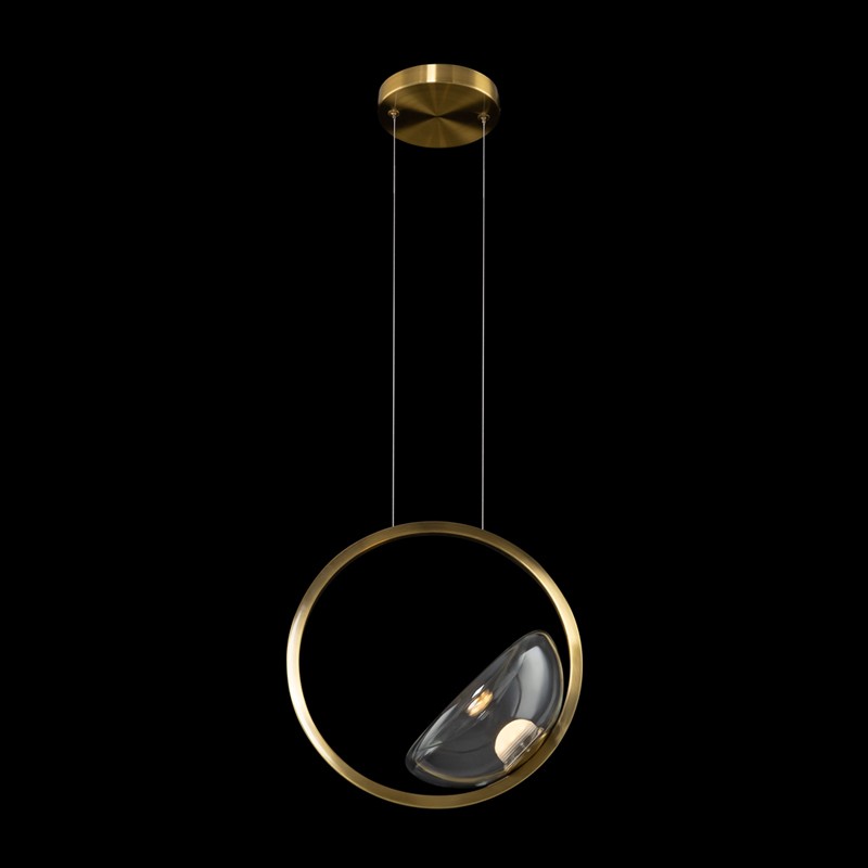 lampadario in ottone a sospensione Moon Maytoni lampadario in ottone a sospensione Moon Maytoni