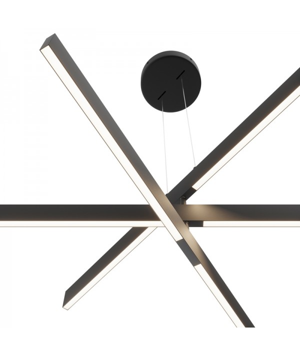 lampadario origami nero maytoni