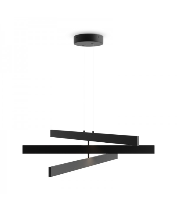 lampadario origami nero maytoni