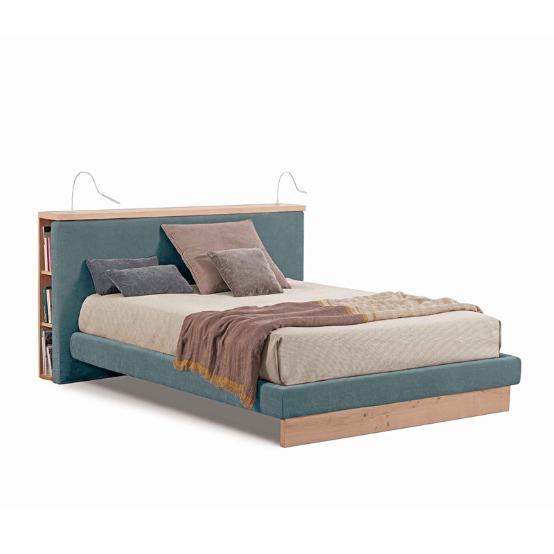 letto matrimoniale alba di lettissimi con fascia giroletto alta 2,5 cm senza contenitore con libreria letto matrimoniale alba di lettissimi con fascia giroletto alta 2,5 cm senza contenitore con libreria