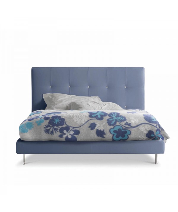 letto vela basso di lettissimi con box contenitore e giroletto alto 14 cm