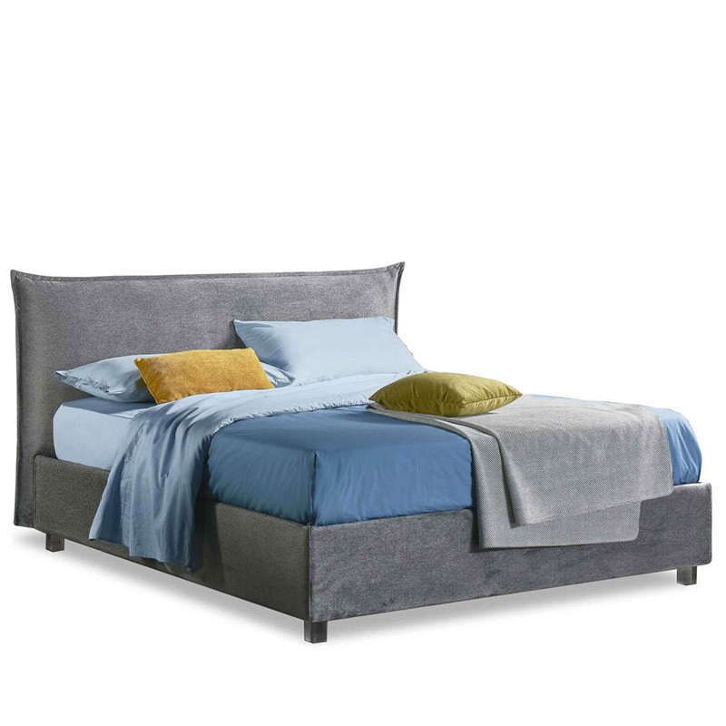letto matrimoniale Fenice senza contenitore e giroletto alto 22 cm Slim