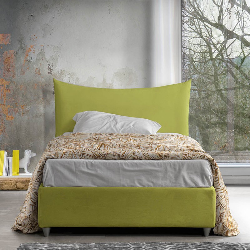 Letto Aries singolo con Giroletto Slim alto 28 cm Letto Aries singolo con Giroletto Slim alto 28 cm