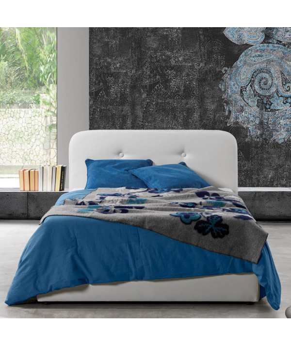 letto matrimoniale orione con contenitore letto e giroletto slim di lettissimi