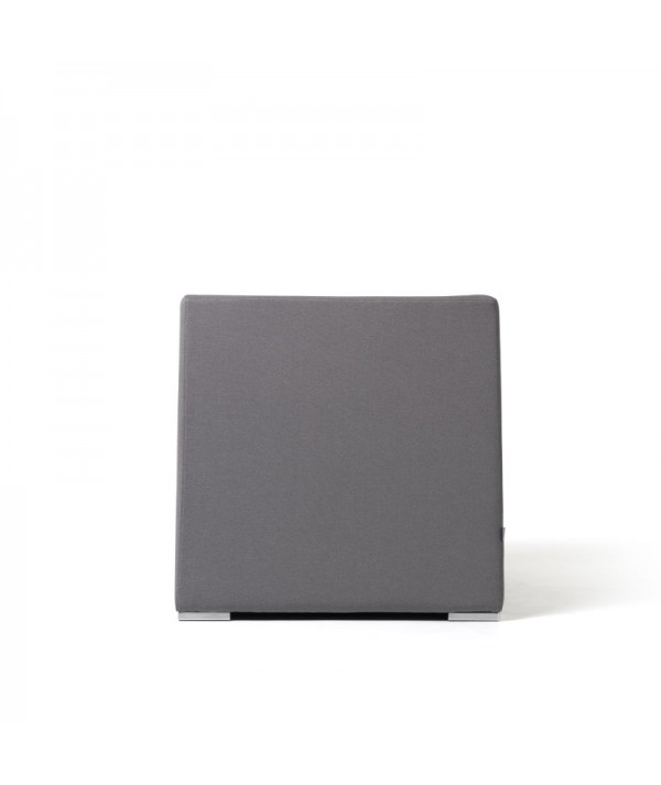 poltrona double grigio scuro chiusa dettaglio
