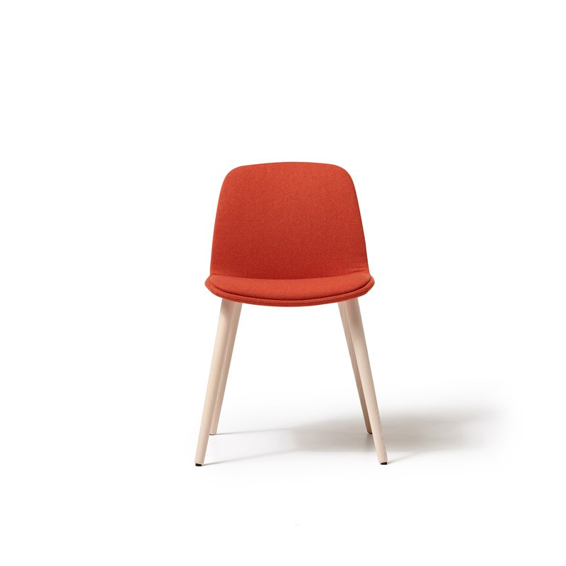 sedia in frassino naturale con rivestimento sedia in frassino naturale con rivestimento