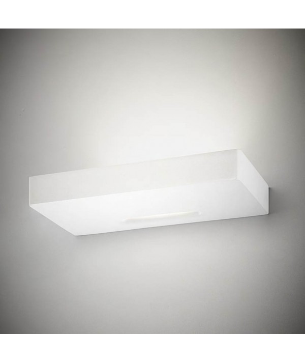 applique brick in alluminio bianco