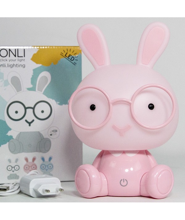 lampada bunny rosa