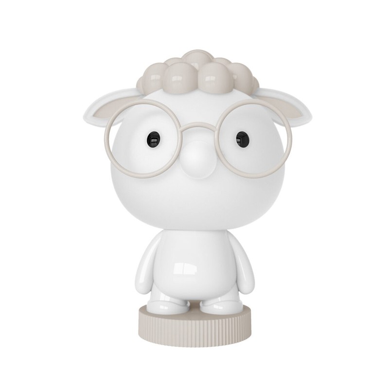 lampada grande sheepy di colore bianco lampada grande sheepy di colore bianco