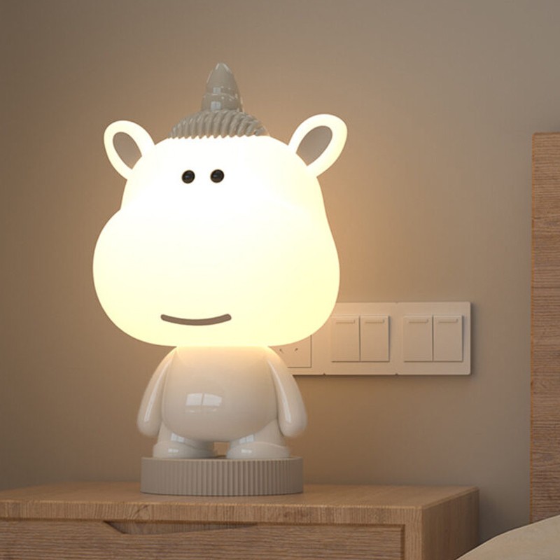 Grande unicorn lampada illuminata bianca Grande unicorn lampada illuminata bianca