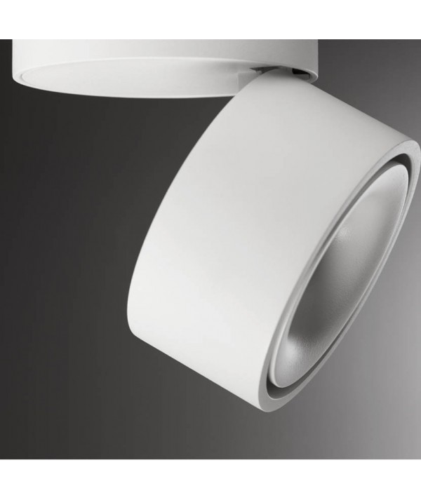 Lampada a soffitto o a parete Cyber orientabile di vivida international realizzata in alluminio