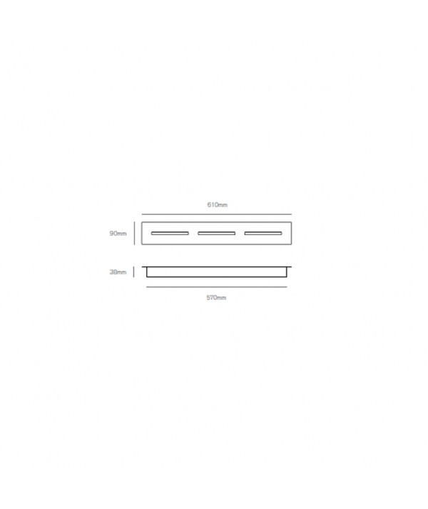 lampada a soffitto a led Way  dimensioni