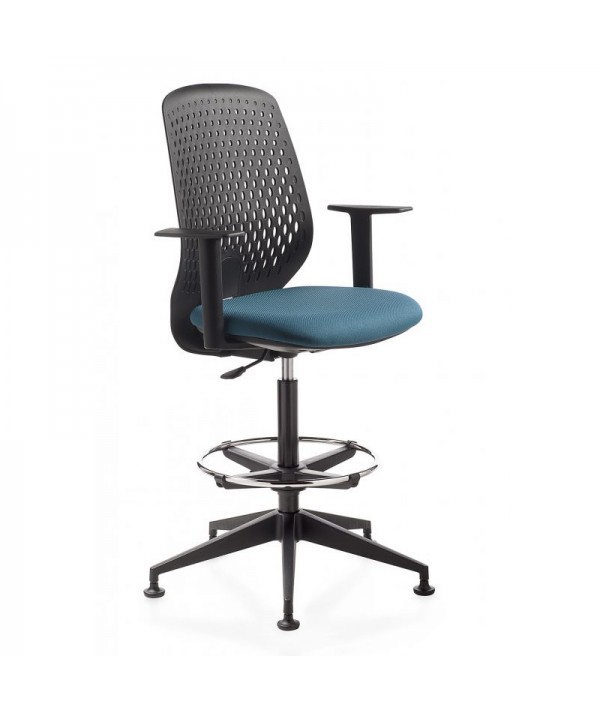 Sgabello da Ufficio Key Smart Stool con Braccioli